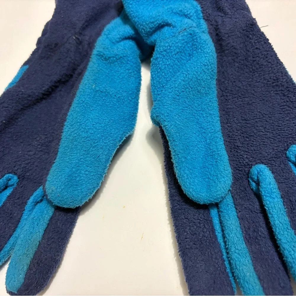 Target Kids Fleece Glove - Navy and Teal
